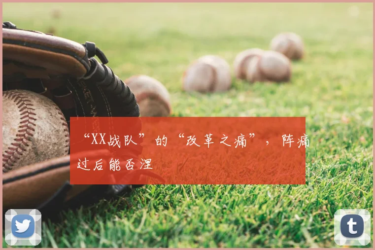 “XX战队”的“改革之痛”,阵痛过后能否涅槃